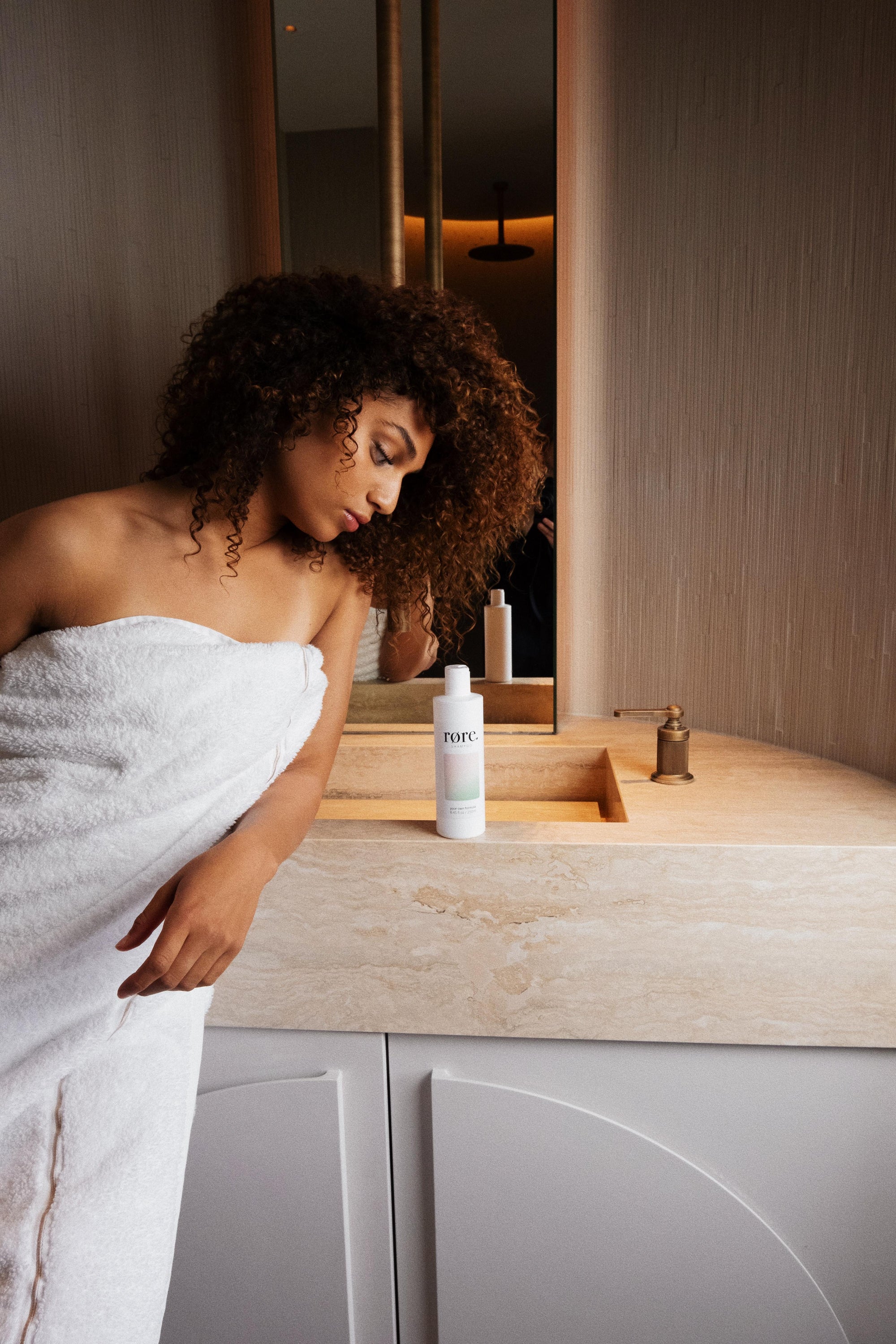 Personalized shampoo for curly hair